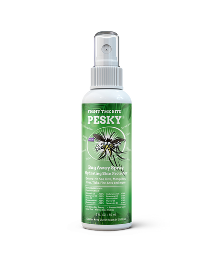PESKY® Bug Away Spray Plant-Based Insect Deterrent for No-See-Ums, Mosquitoes & Ticks