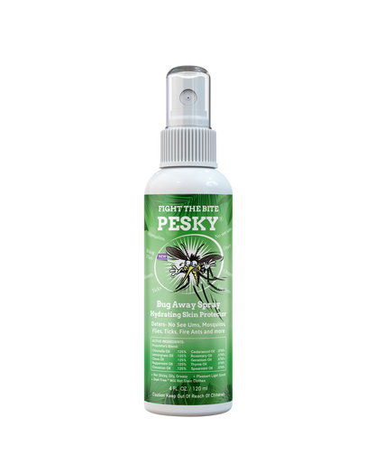 PESKY® Bug Away Spray Plant-Based Insect Deterrent for No-See-Ums, Mosquitoes & Ticks
