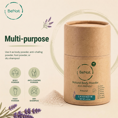 Multi-Use All-Natural Body Powder. Eco-Friendly.-1