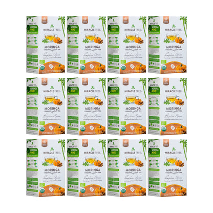 Organic Moringa Tea - Pumpkin Spice - Caffeine-Free Herbal Tea