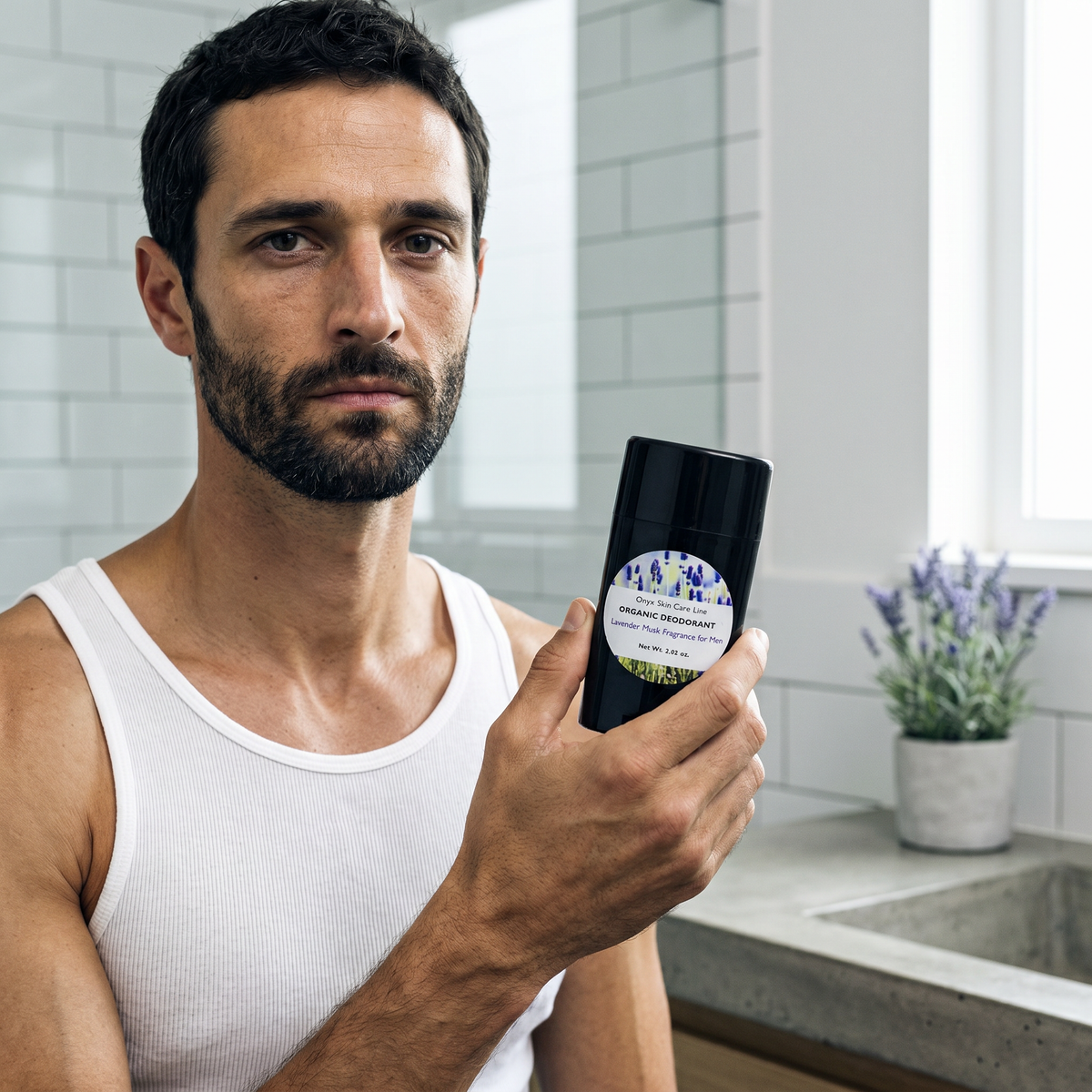 ORGANIC DEODORANT- LAVENDER FRAGRANCE - FOR MEN-1