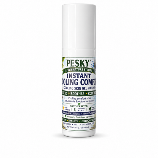 After Nature Strikes™ PESKY® Cooling Roll-On Outdoor Skin Comfort Formula-0